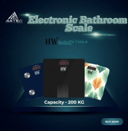 HW Electronic Bathroom Scale – 200KG