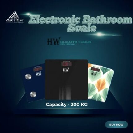 HW Electronic Bathroom Scale – 200KG