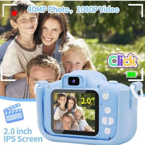 Children’s cartoon cat dual digital mini with video recording filter for children’s camera