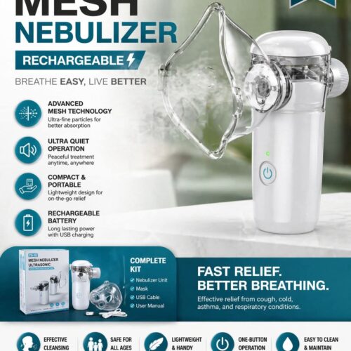 ZH-N3 Mesh Nebulizer Rechargeable