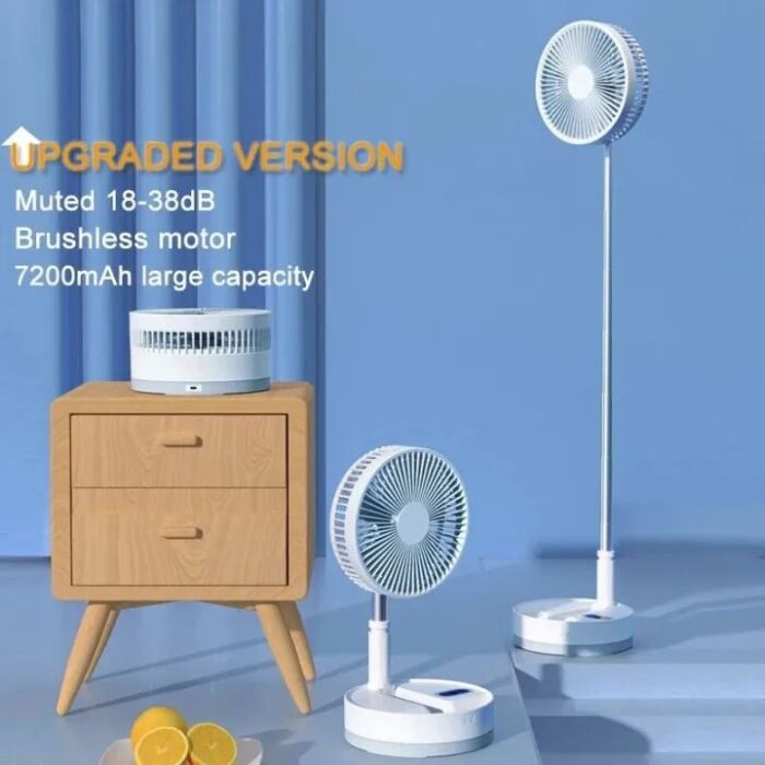 Retractable Fan Rechargeable Table Fan