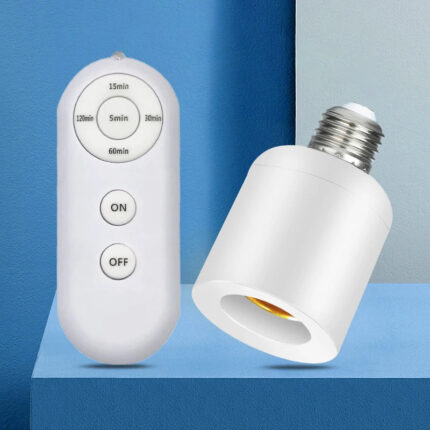 Wireless remote control for a lamp holder
